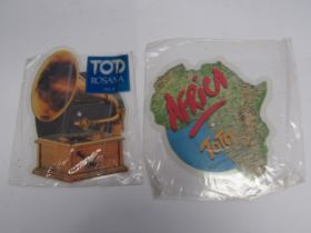 TOTO: Two shaped picture disc 7" singles to include 'Africa' (CBS A 11-2510) and 'Rosanna' (WA 2079)