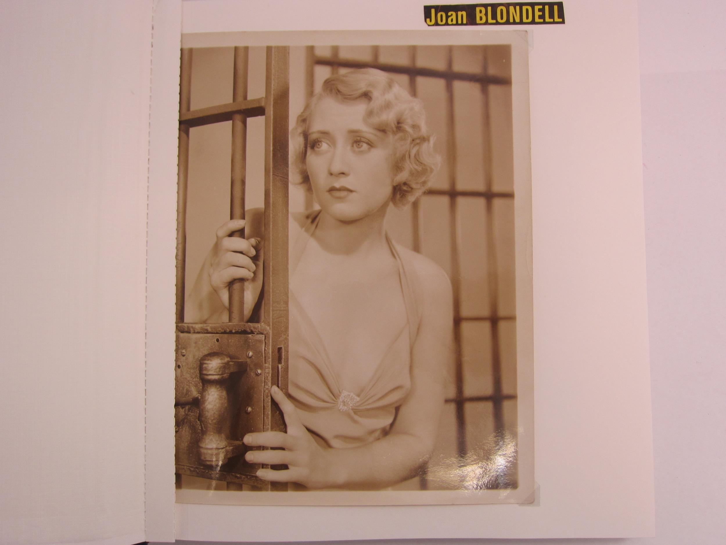 An album containing a collection of twenty-four 1930's 8" x 10" film star publicity photographs, - Image 3 of 24