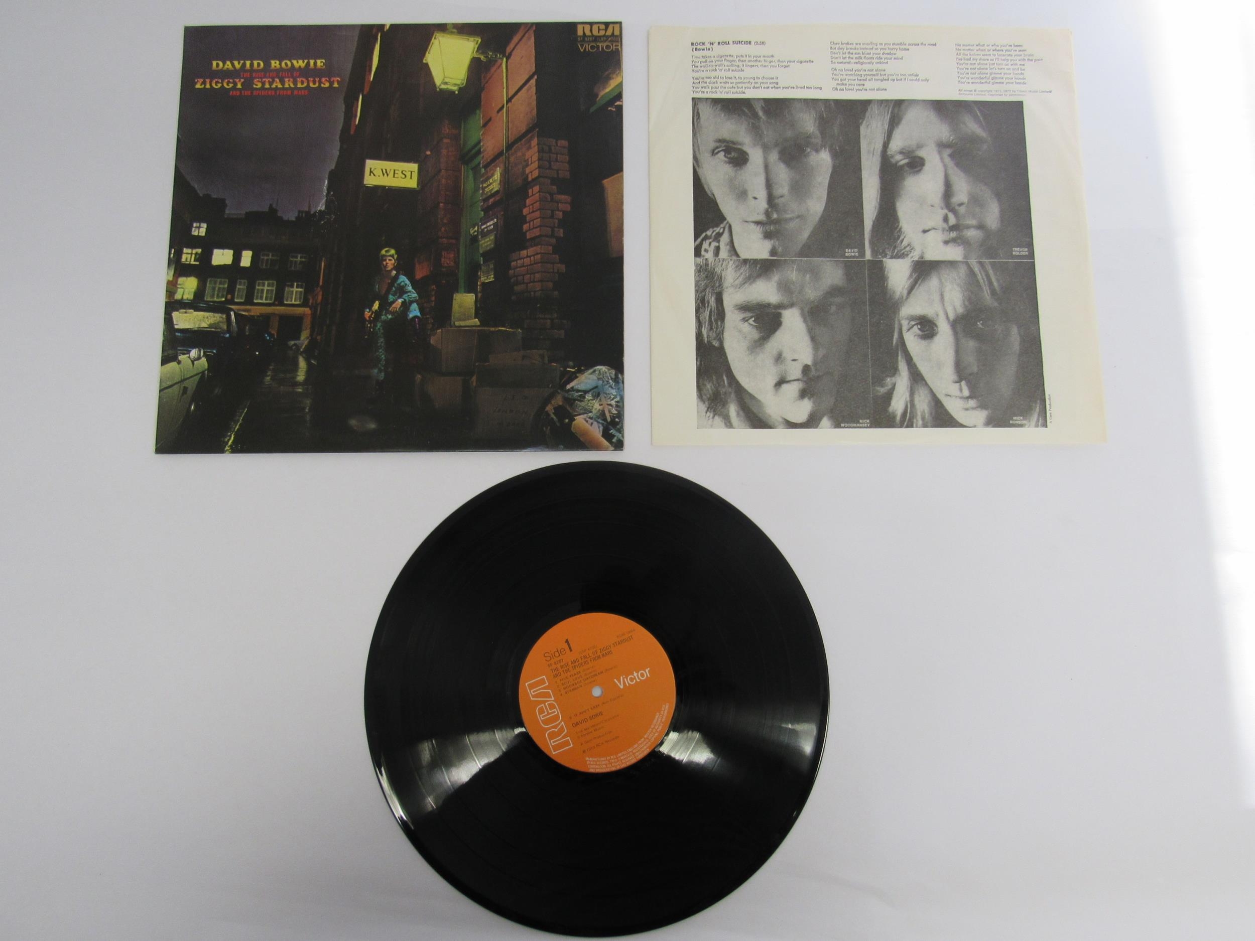 DAVID BOWIE: Four LPs to include 'The Rise And Fall Of Ziggy Stardust And The Spiders From Mars' - Image 2 of 4