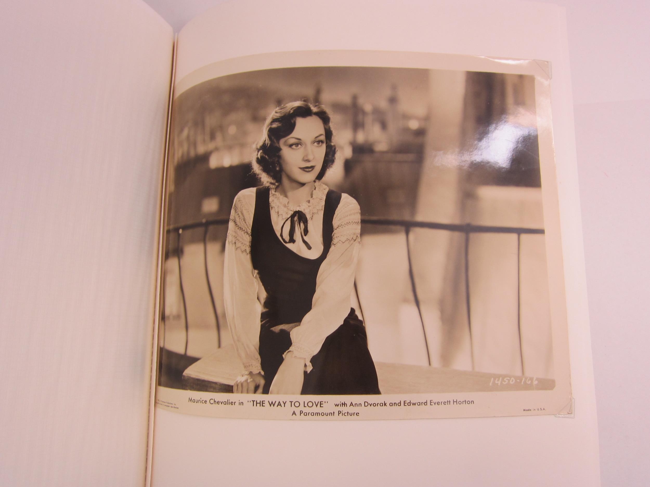 An album containing a collection of twenty-four 1930's 8" x 10" film star publicity photographs, - Image 20 of 24