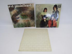PINK FLOYD: Three LPs to include 'A Saucerful Of Secrets' (2C 062-04.190, French), 'The Best Of