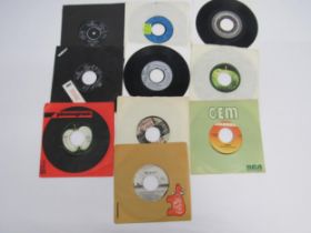 A group of ten Beatles related 7" singles including John Lennon, Paul McCartney, Wings and George