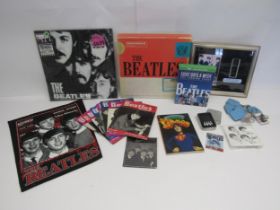 THE BEATLES: A collection of Beatles memorabilia and ephemera to include 'BBC Archives' hardback