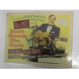BILL HALEY: A folder containing a complete set of eight US cinema lobby cards for the film 'Don't