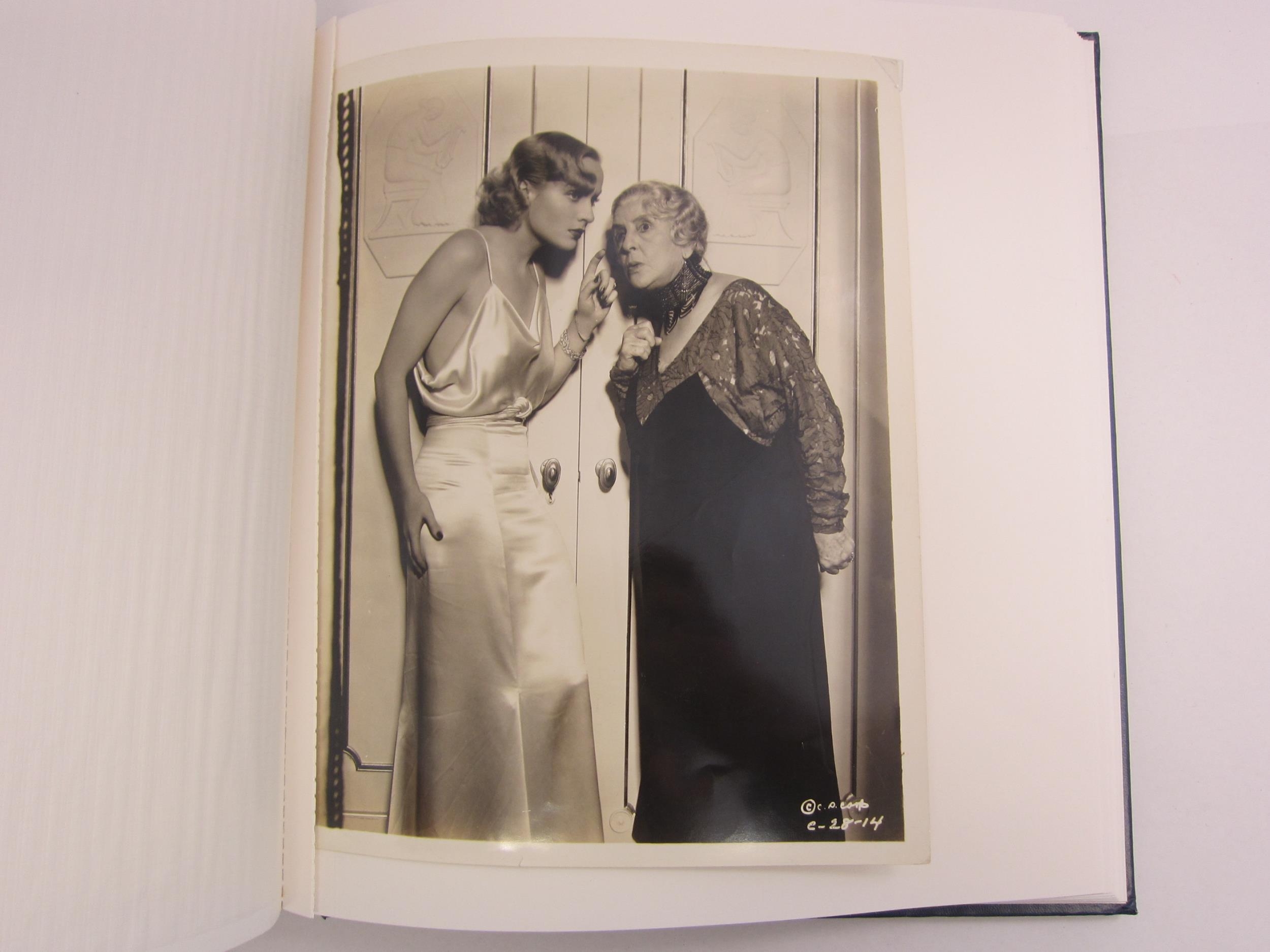 An album containing a collection of twenty-four 1930's 8" x 10" film star publicity photographs, - Image 15 of 24