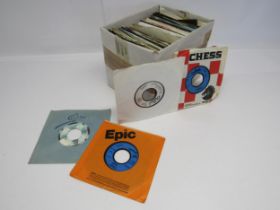 A collection of assorted Pop 7" singles including Kate Bush, Whitney Houston, The Waterboys, The