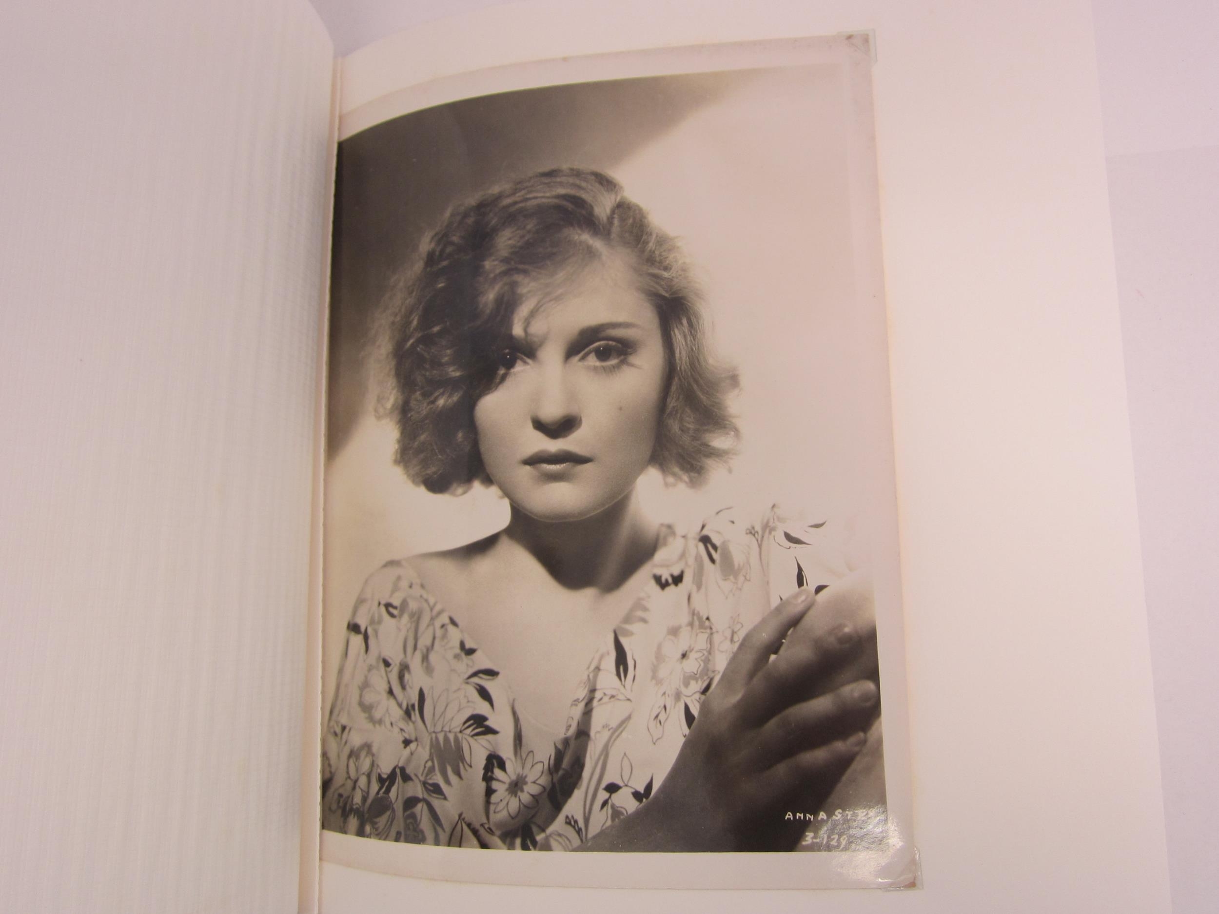 An album containing a collection of twenty-four 1930's 8" x 10" film star publicity photographs, - Image 17 of 24