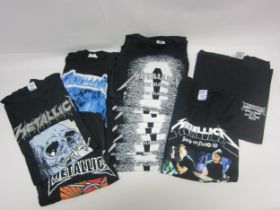Twenty Metallica tour t-shirts to include 'Ride The Lightning', 'Sick Of The Studio 07', 'Death