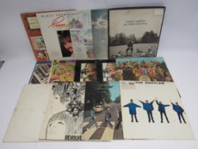 THE BEATLES: A collection of Beatles and related LPs to include 'Abbey Road' (PCS 7088, "The End Her