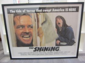 The Shining (1980) original UK quad (30"x40") cinema poster for the iconic Stanley Kubrick horror