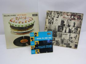 THE ROLLING STONES: 'Let It Bleed' LP with poster (SKL 5025, boxed Decca labels, vinyl and sleeve