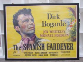 'The Spanish Gardener' (1956) original UK quad (30"x40") cinema poster, framed