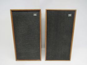 A pair of Wharfedale Linton 2 teak cased speakers