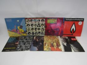 THE ROLLING STONES: Nine LPs to include 'Some Girls' in die-cut sleeve (CUN 39108, vinyl and