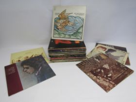 A collection of assorted Rock, Prog, Folk Rock and other LPs including Bob Dylan, Genesis, The