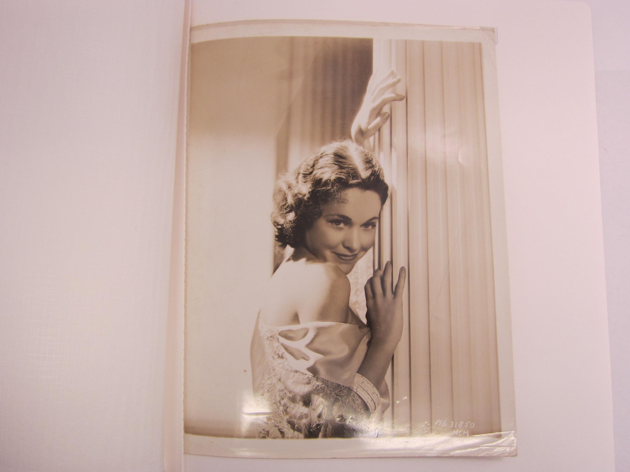 An album containing a collection of twenty-four 1930's 8" x 10" film star publicity photographs, - Image 6 of 24