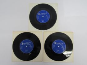 SHADO: 'Evil City' a group of three copies of this rare private press NWOBHM 7" single (Montrose