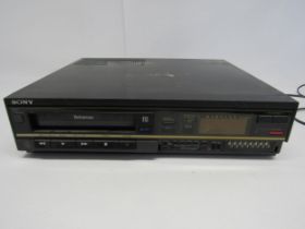A Sony SL-F25UB Betamax Video Cassette Recorder
