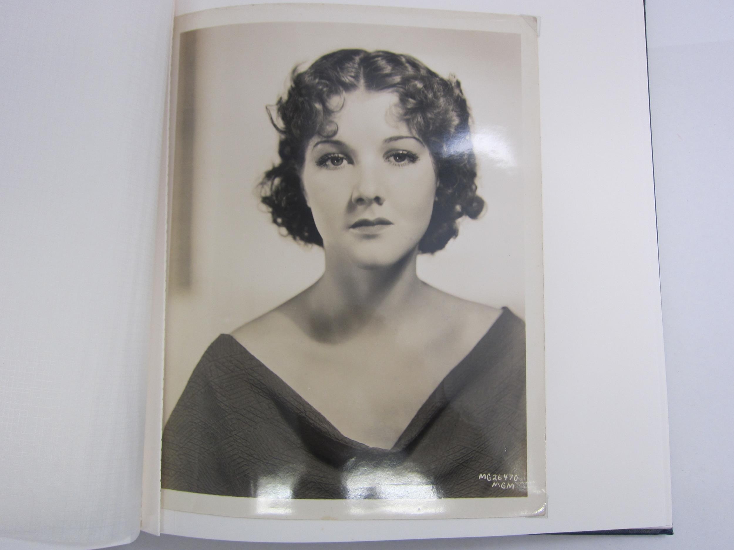 An album containing a collection of twenty-four 1930's 8" x 10" film star publicity photographs, - Image 9 of 24