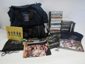DURAN DURAN: A collection of memorabilia and tour items including two Astronaut world tour VIP