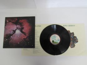 KING CRIMSON: 'Islands' LP, original UK pressing on Island Records with pink rim labels, flipback