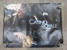Eight UK quad (30" x 40") film posters to include 'James Bond - Casino Royale' (2006), 'Superman