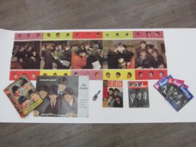 THE BEATLES: A collection of 1960s Beatles ephemera to include Boyfriend's Big Beat Extra poster,