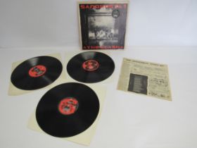 THE CLASH: 'Sandanista' triple LP, complete with 'The Armagideon Times' fold-out insert (FSLN 1,