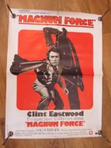'Magnum Force' (1973) French moyenne (80cm x 60cm) film poster, starring Clint Eastwood as Dirty