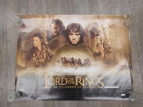 'The Lord Of the Rings - The Fellowship Of The Ring' (2001, d. Peter Jackson) UK quad (302 x 40")