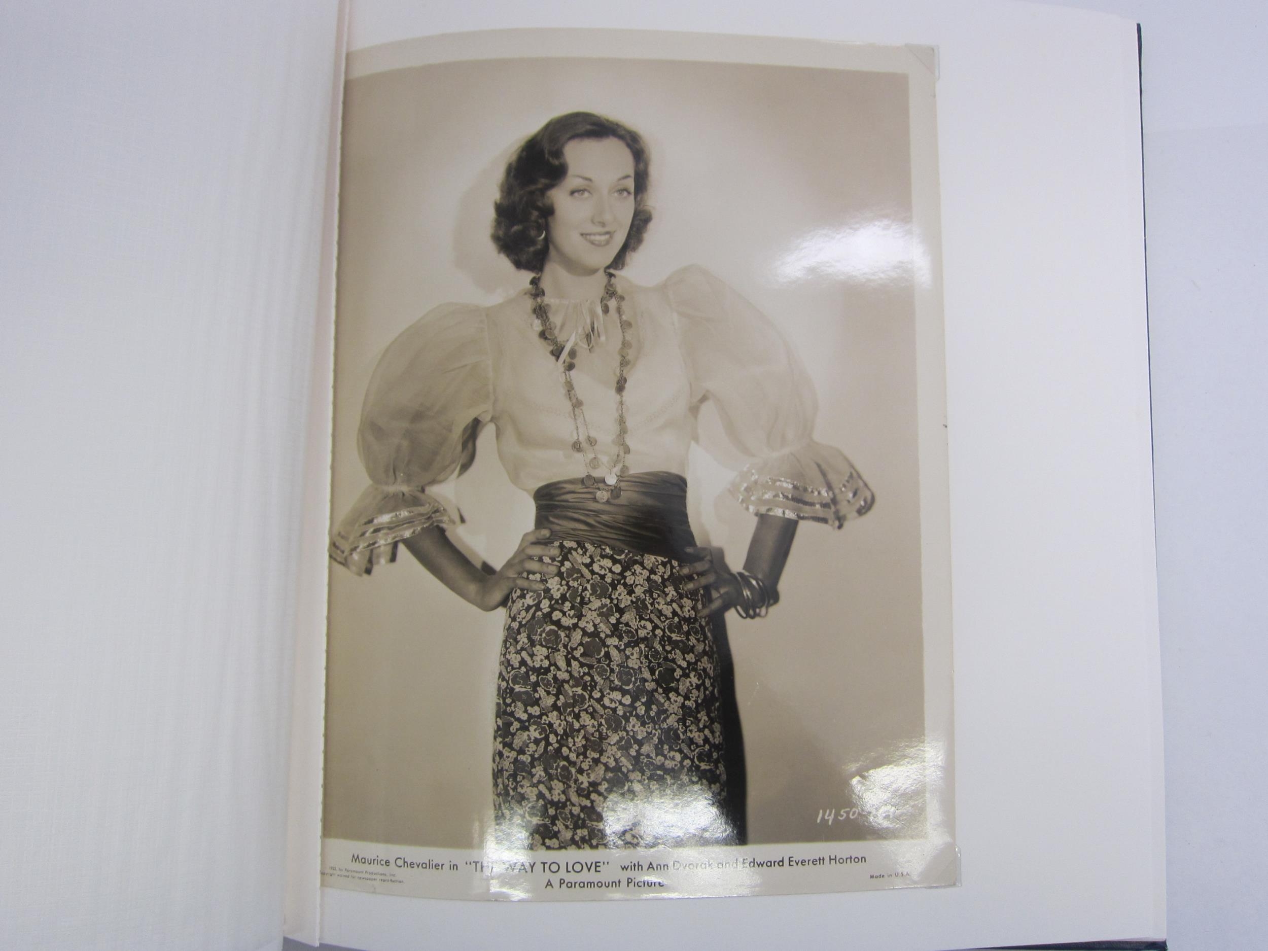 An album containing a collection of twenty-four 1930's 8" x 10" film star publicity photographs, - Image 10 of 24