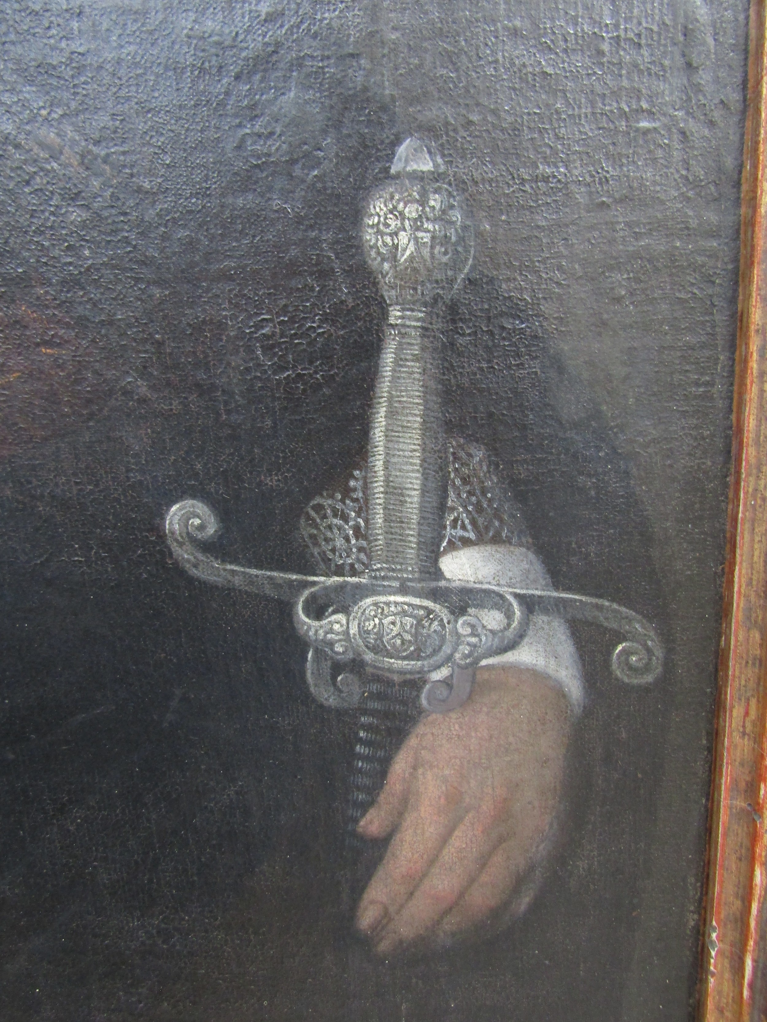 A 17th Century Dutch portrait of a young nobleman painted at the age of sixteen, dated 1636 with - Image 6 of 15