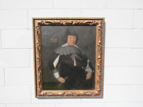 A 17th Century Dutch portrait of a young nobleman painted at the age of sixteen, dated 1636 with
