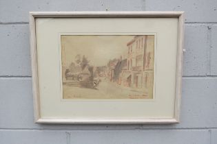 ADRIAN MAURICE DAINTREY (1902-1988) A framed and glazed red ink and wash study 'Rue de la
