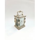 Charles Frodsham Co Ltd, limited edition miniature silver carriage clock (no 870) made to