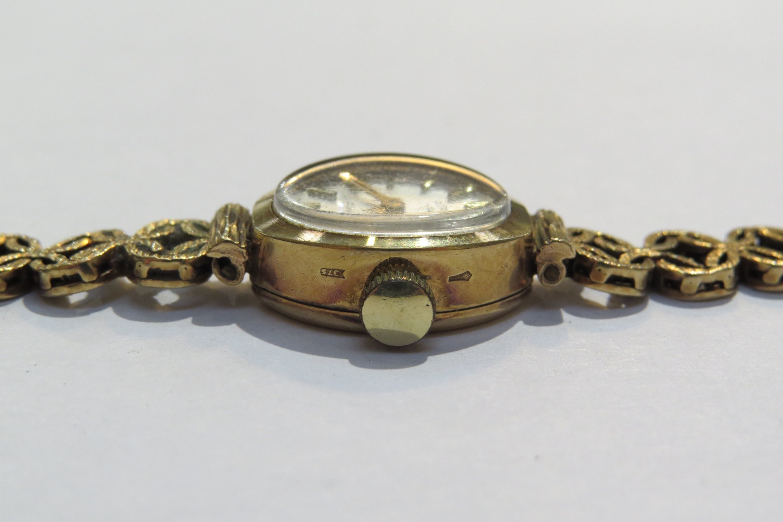 A 9ct gold Majex non magnetic wristwatch and Rotary 9ct gold 21 jewel wristwatch, gross weight 28g - Image 3 of 6