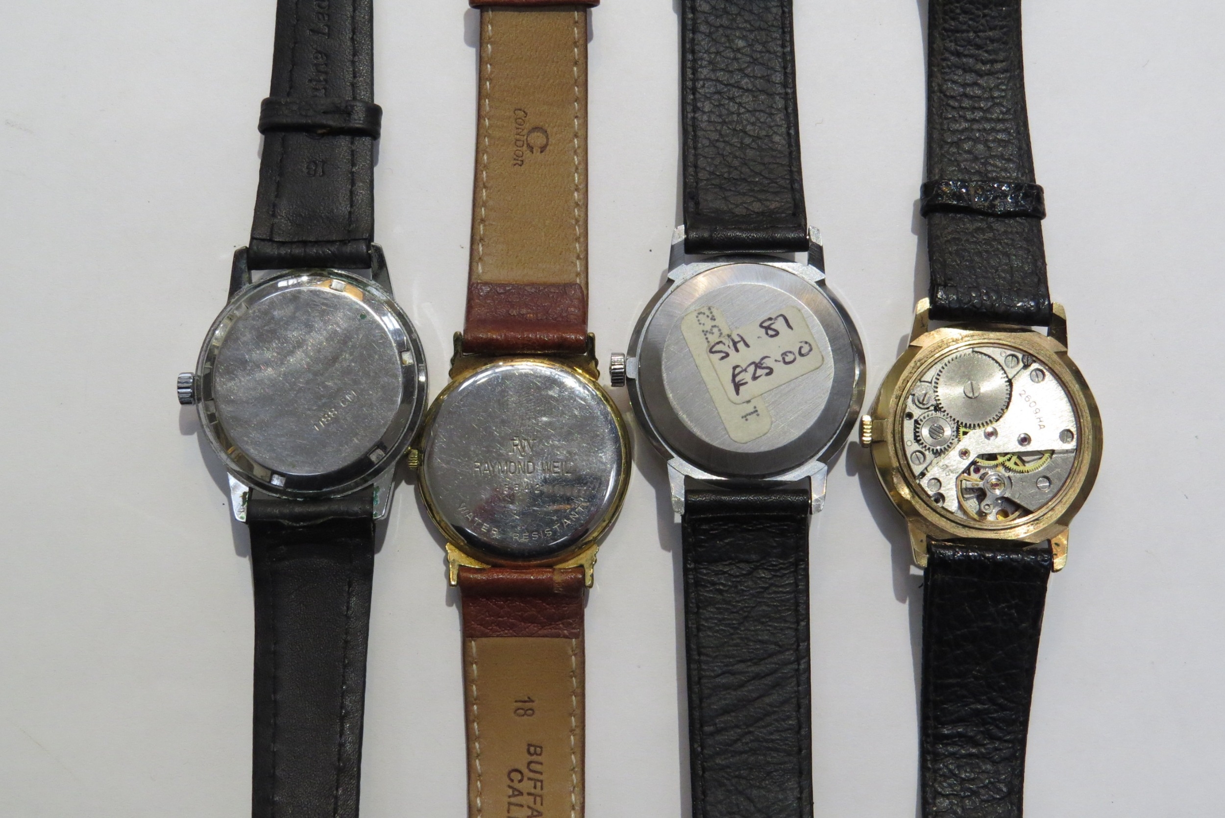 Four wristwatches Quartz and manual movements including two Sekonda (one missing back), Rone - Image 2 of 3