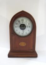 A Bulle electric mantel clock of arch form 33.5cm tall