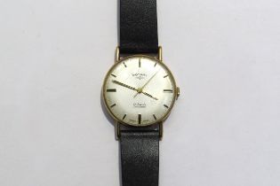 A gents 9ct gold cased Rotary 17 Jewel Incabloc manual wristwatch