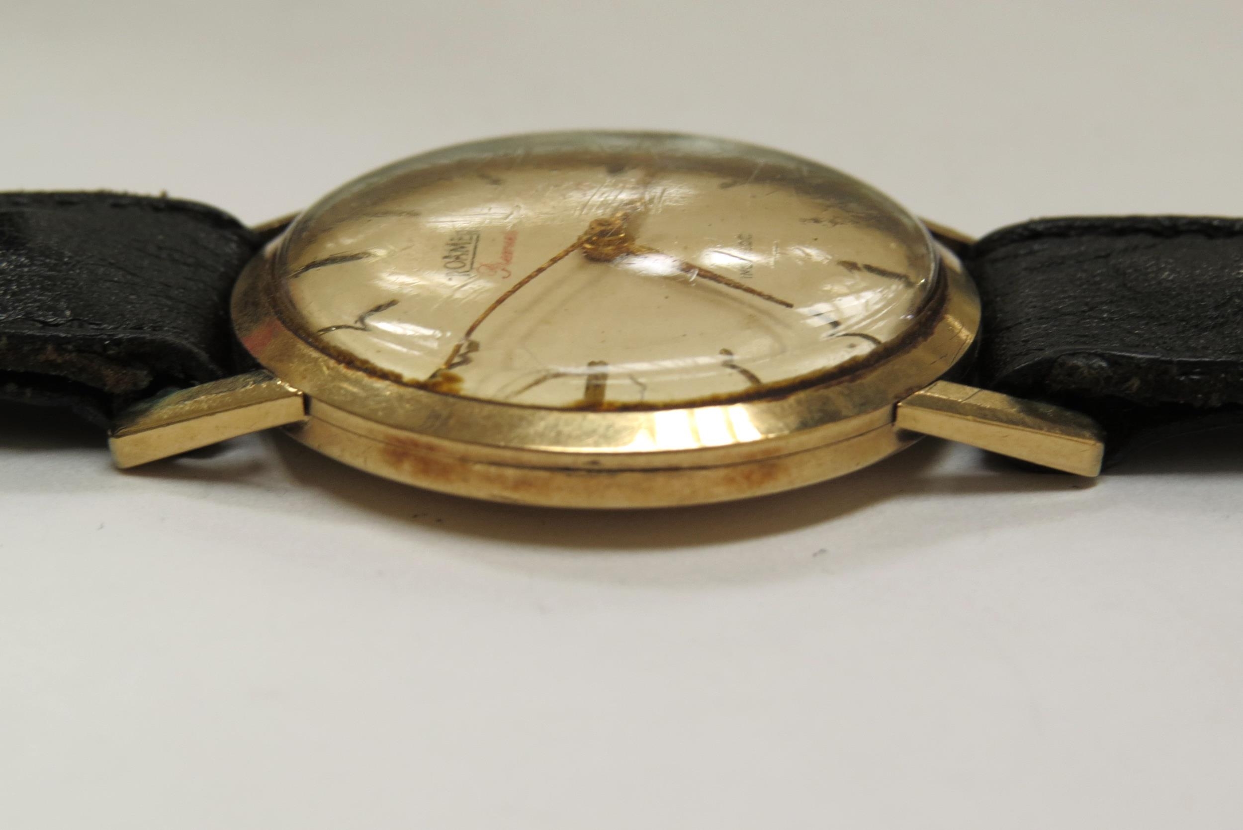 WITHDRAWN:A Roamer Premier Incabloc wristwatch with presentation to back reading: 'To W. Wilson - Image 5 of 5