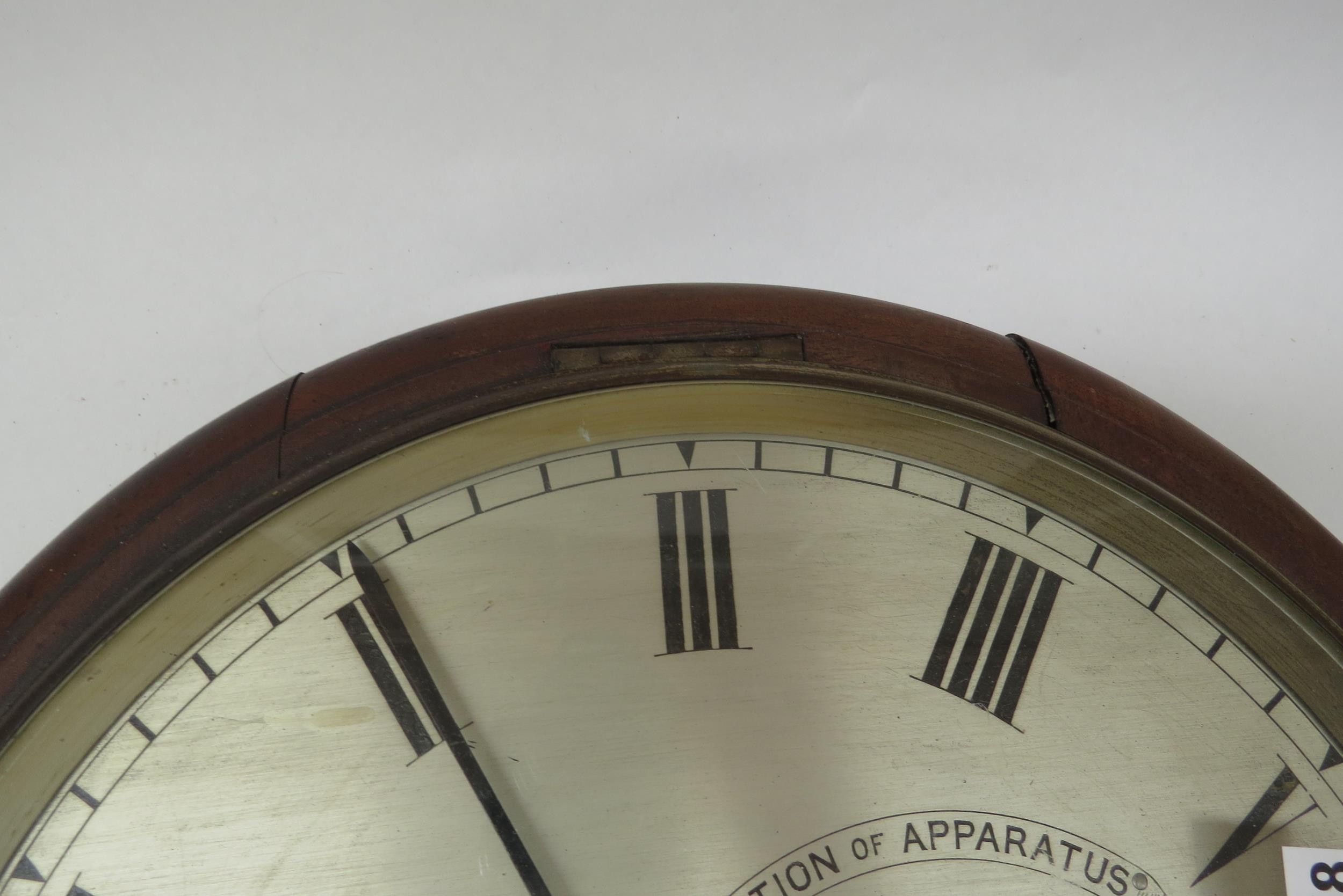 A late 19th Century lighthouse wall clock by Brockbank and Atkins of London, made for Anvil Point - Image 20 of 22