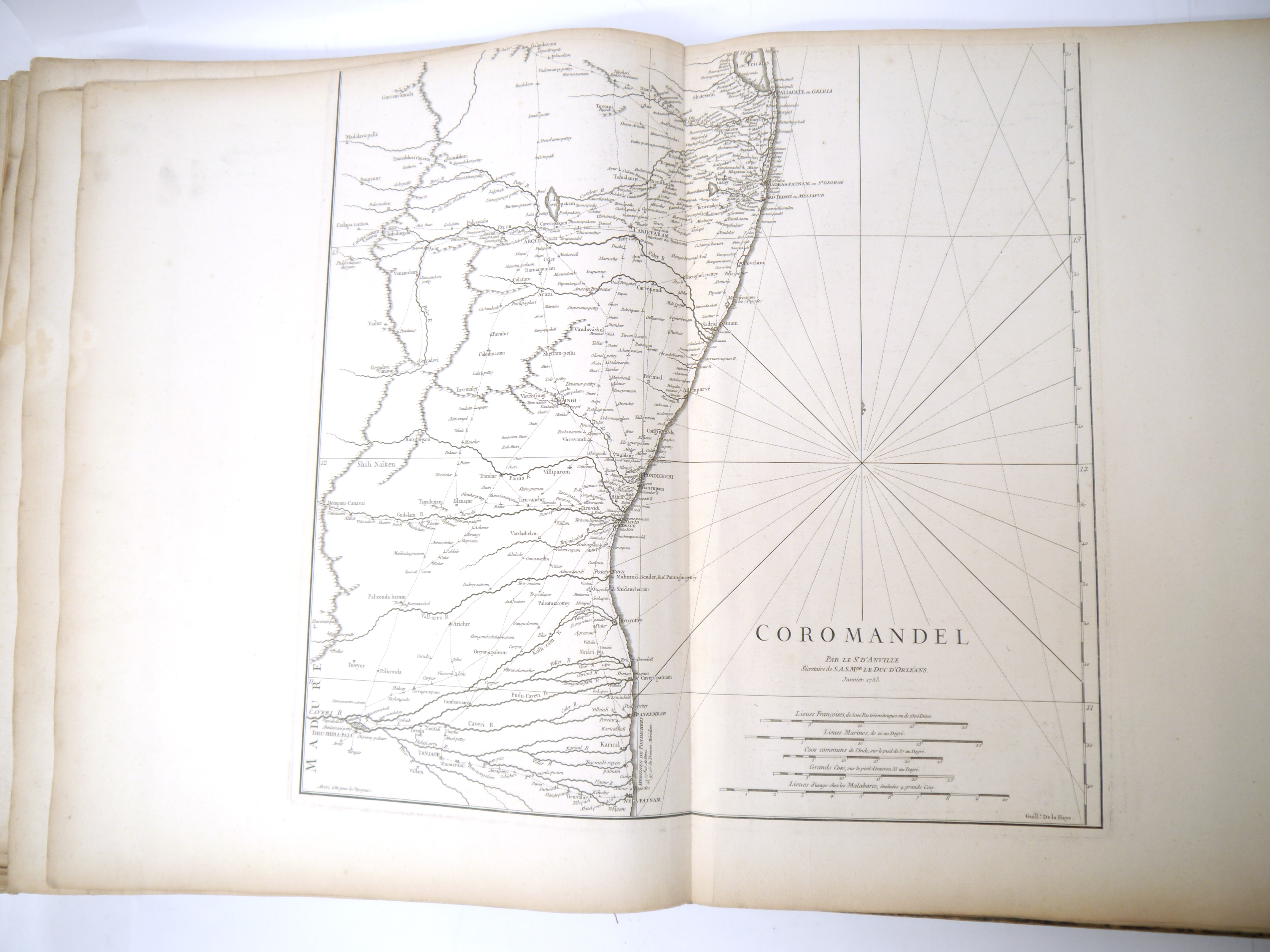 (Atlas.), EARLIEST ISSUES INCLUDING LOUISIANA, JEAN BAPTISTE BOURGUIGNON D’ANVILLE. A Composite - Image 5 of 33