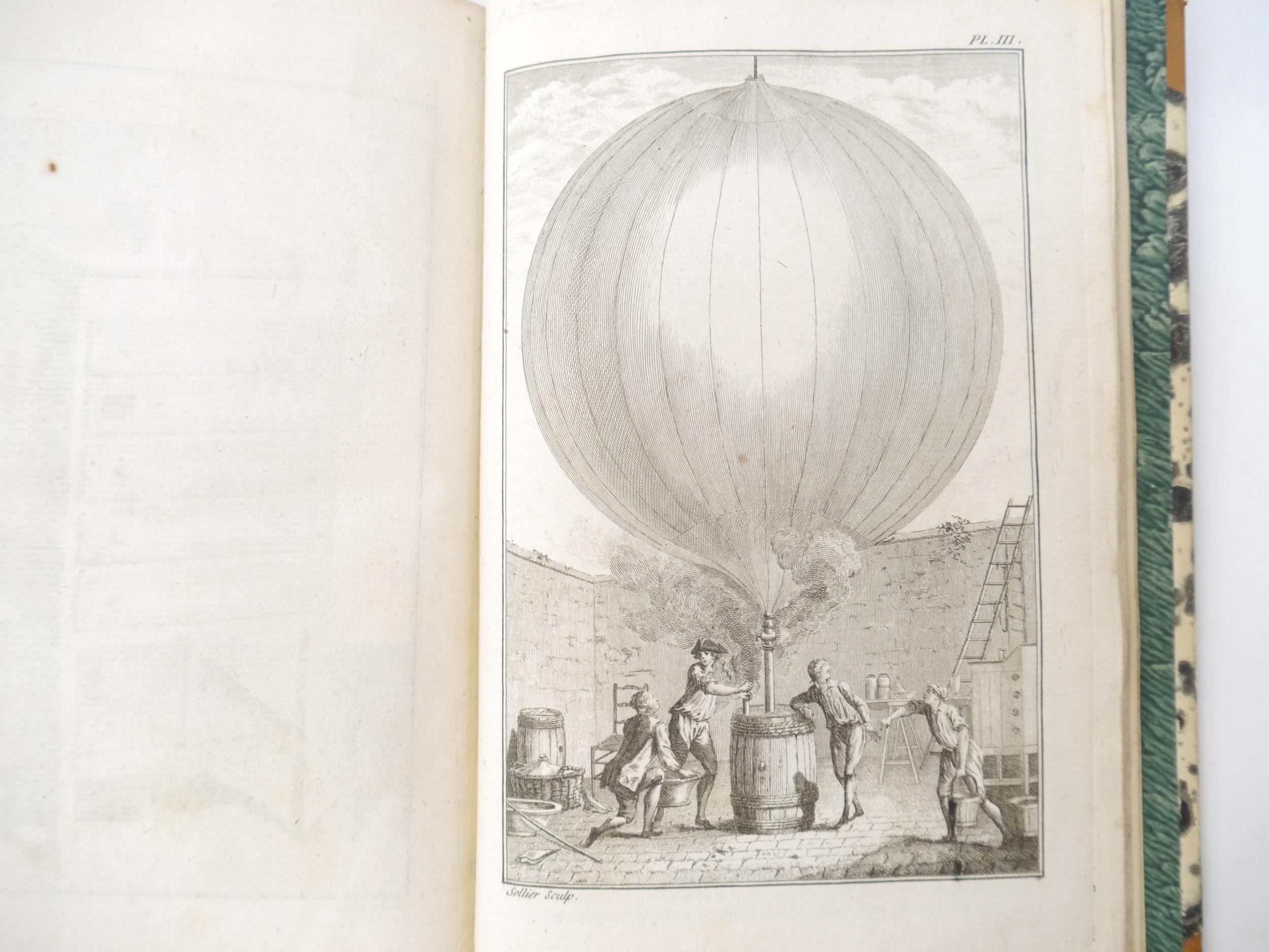 (Ballooning, Aviation, Montgolfier Brothers.) Barthelemy Faujas de Saint-Fond: 'Description des - Bild 6 aus 11