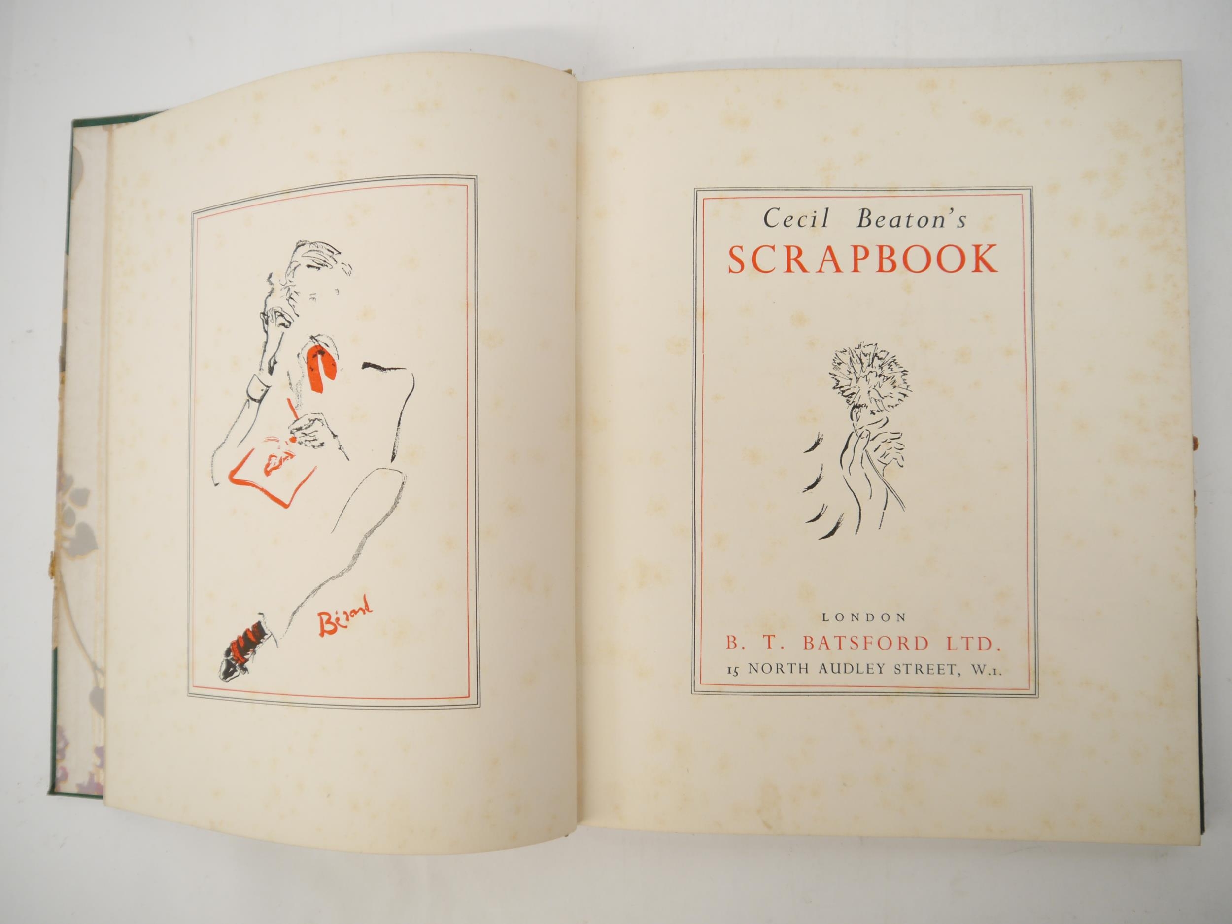 Cecil Beaton: 'Cecil Beaton's Scrapbook', London, B.T. Batsford, 1937, 1st edition, colour & b/w - Image 2 of 3