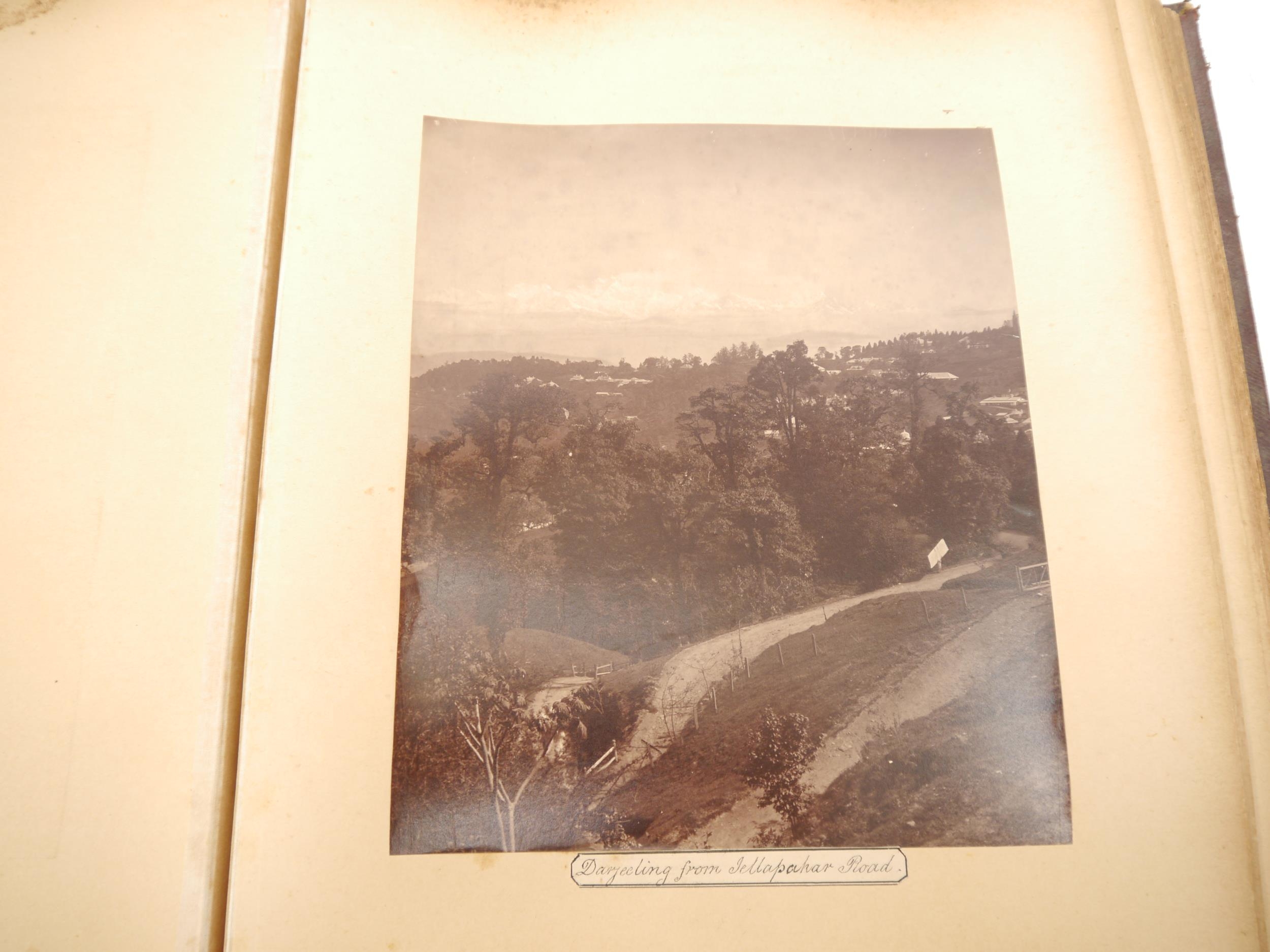 A circa late 19th Century photograph album containing approximately 18 albumen print and other - Bild 4 aus 17