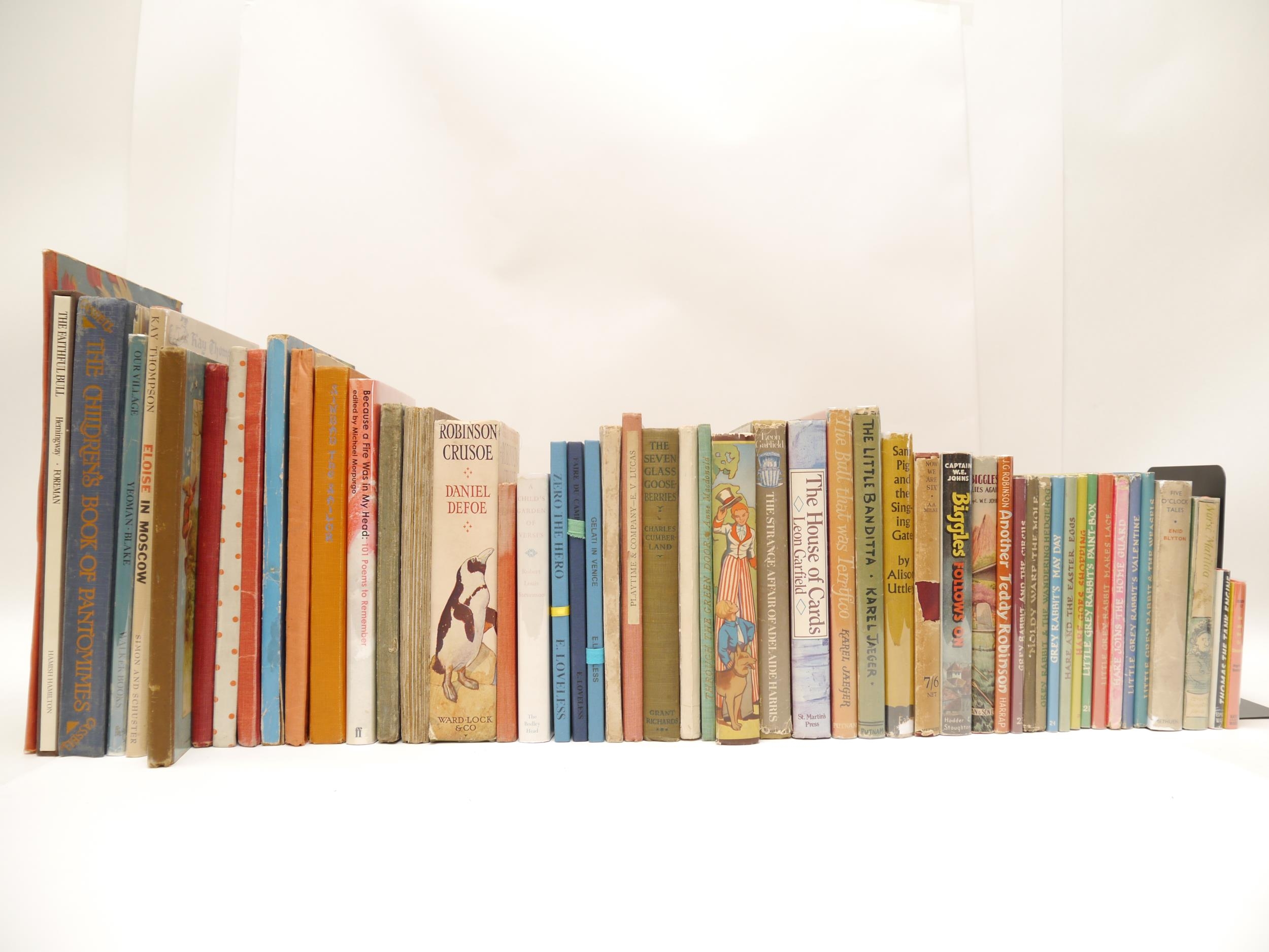 A collection of 50+ assorted children's books, including A.A. Milne: 'Now We Are Six', London,