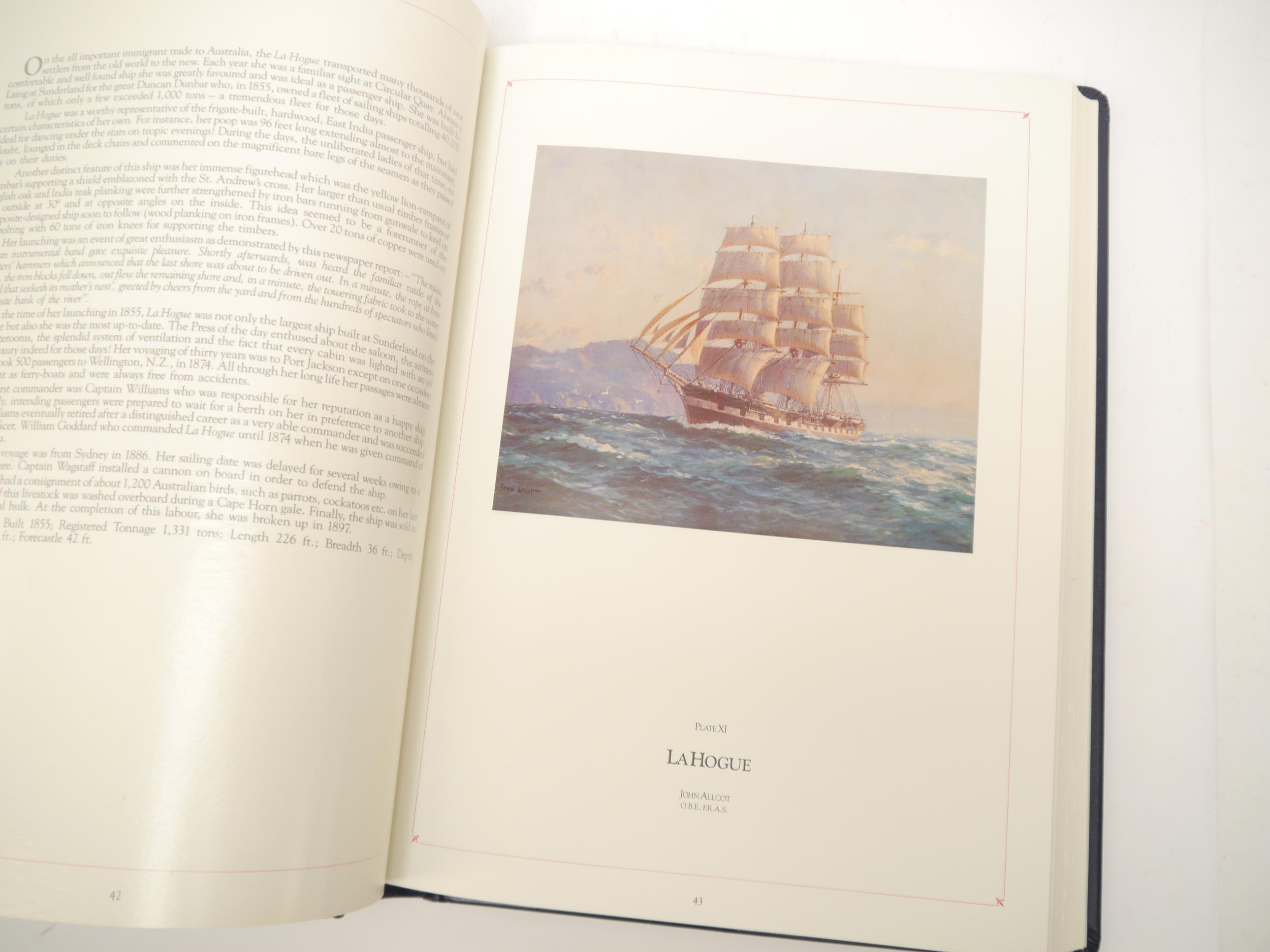 [John Allcot]; Cyril L. Hume: 'John Allcot, Marine Artist', Sydney, Copperfield (MacArthur Press), - Bild 4 aus 5