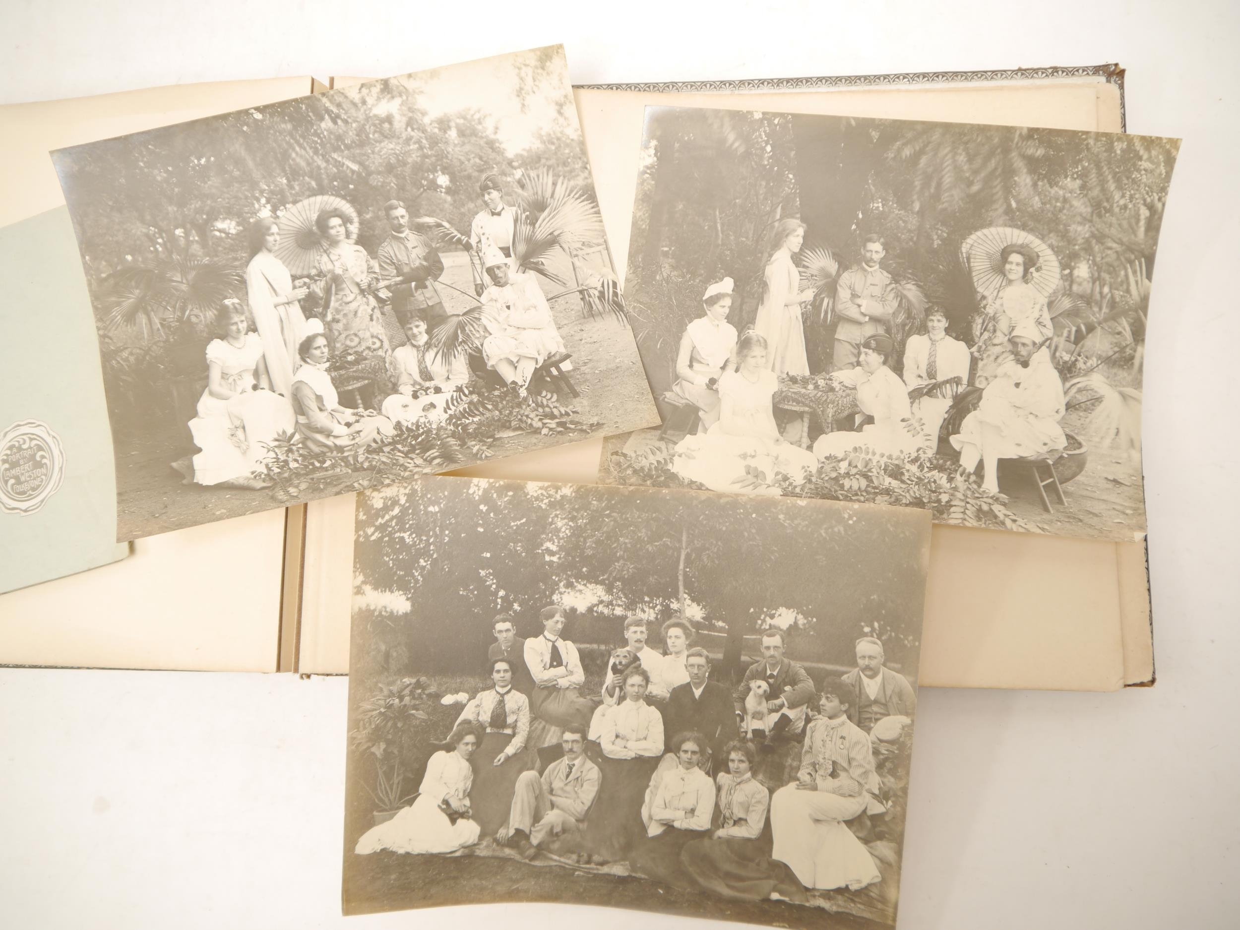 A victorian photograph album circa 1860's/ 70's containing approx 75 mounted albumen print - Bild 37 aus 40