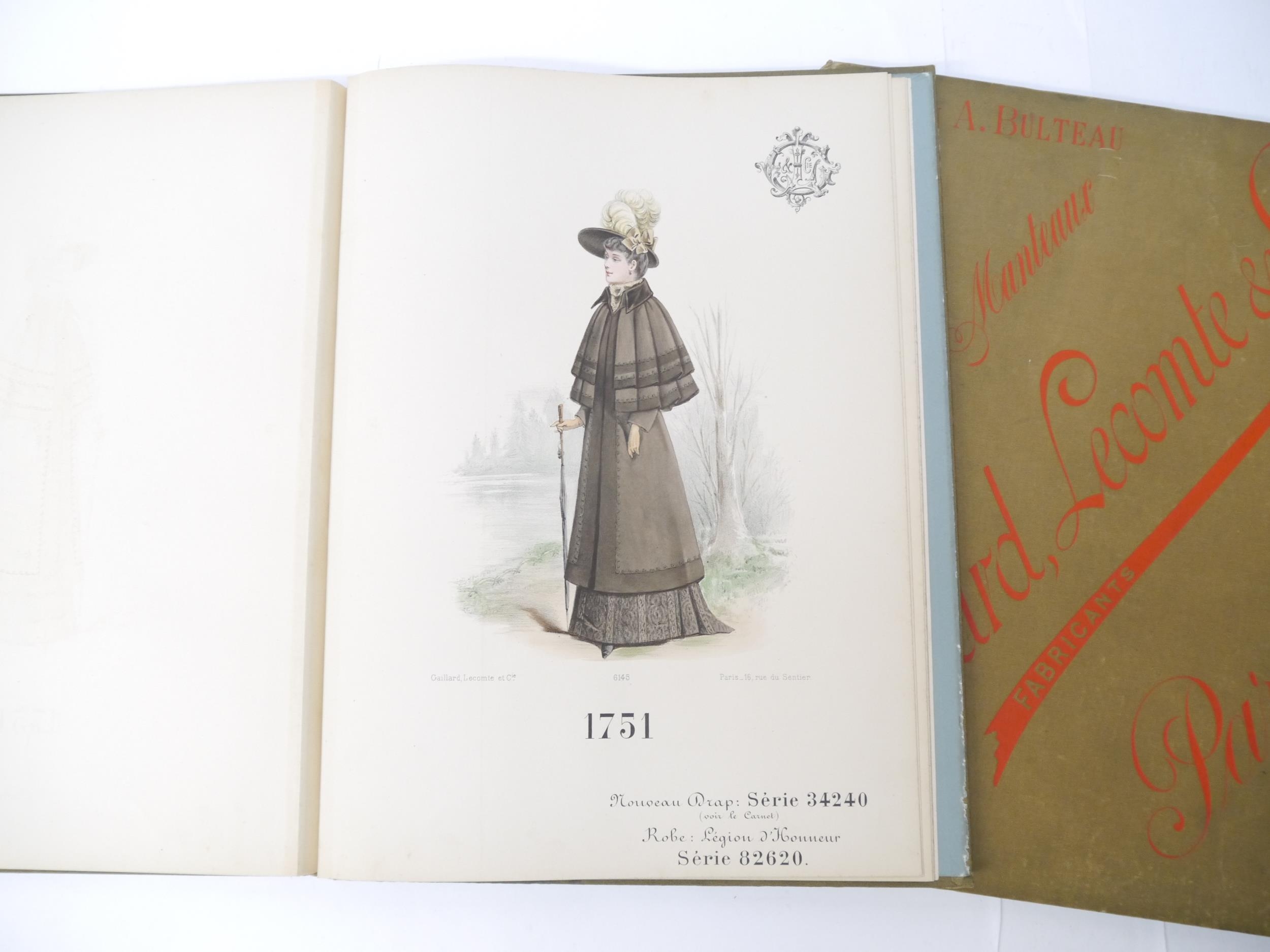 (Fashion Plates, Costume.) Four Trade Catalogues c.1880 for Maison A. Bulteau, Gaillard, Lecomte & - Image 12 of 18