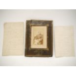 (Royal Family.) King Edward VII (1841-1910), signed albumen carte-de-visite by Alexander Bassano,